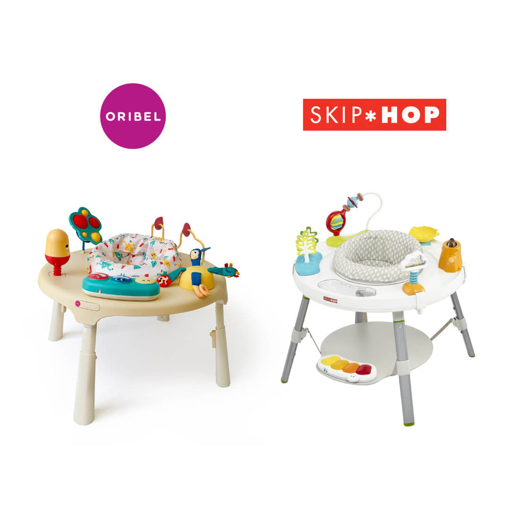 Skip Hop Explore and More vs Oribel Portaplay Activity Center for baby