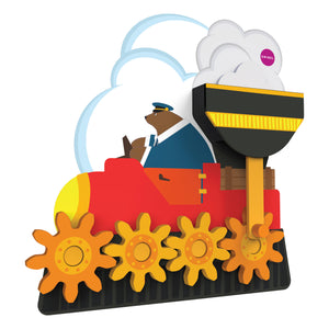 VertiPlay Wall Toy: Round & Round Goes Mr. Bear