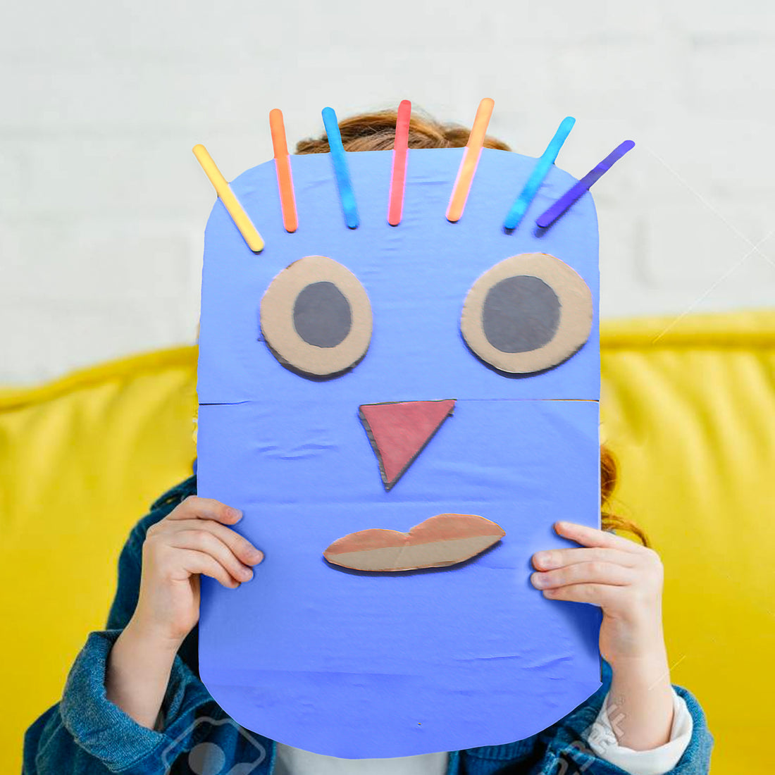 DIY Craft: Colourful Funky Mask for a Fun Storytelling Session