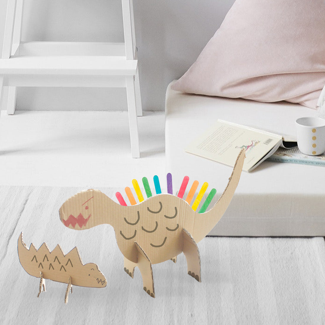 DIY Craft: Make a Fun Dinosaur Standee With Your Little Ones