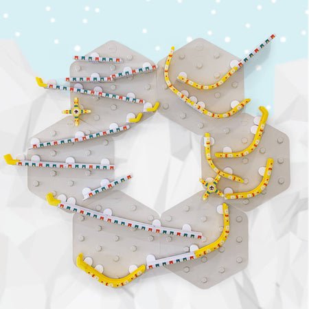 3 Easy Steps to create the BEST Winter-Edition Marble Run!
