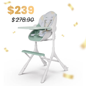 Cocoon Z High Chair | Lounger + Seat Liner Combo - Avocado Green