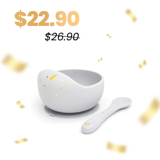 Baby Bowl & Spoon - Earl Grey