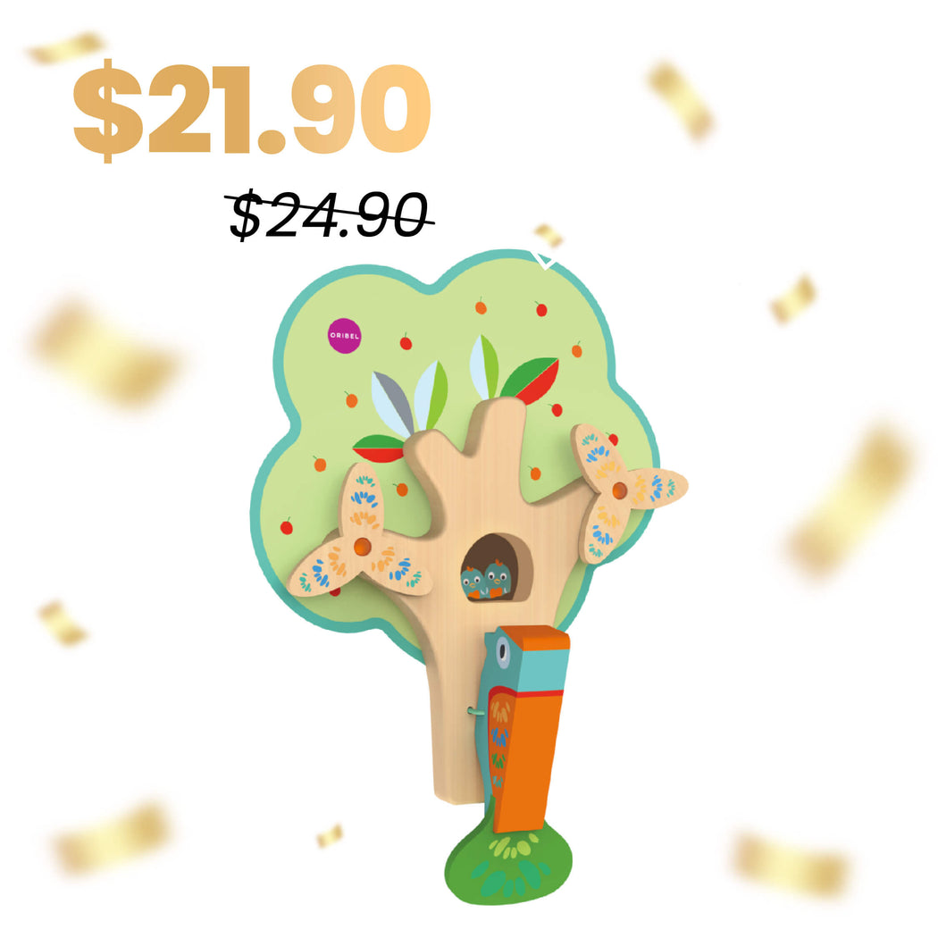 VertiPlay Wall Toy: Busy Woodpecker