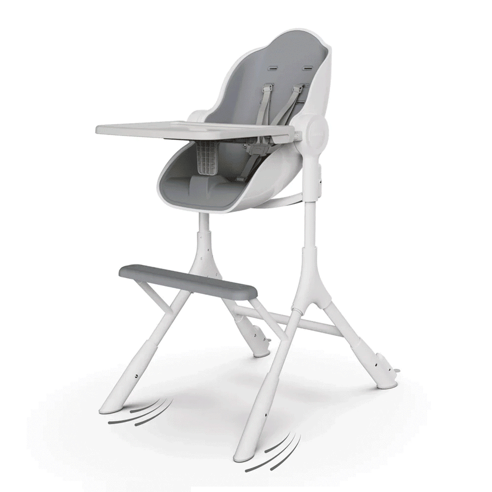 Cocoon Z High Chair | Lounger - Ice Grey | Oribel