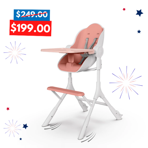 Cocoon Z High Chair | Lounger - Cotton Candy Pink