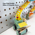 VertiPlay Magnetic Marble Run - Builder Set for any magnetic surface