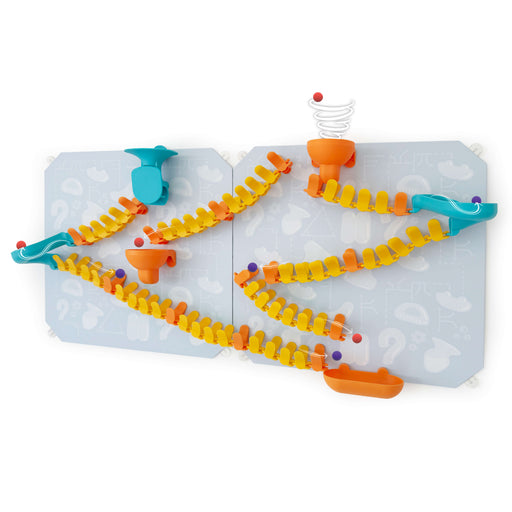 VertiPlay Magnetic Marble Run - Explorer Set with Magnetic Stick-On Playboard