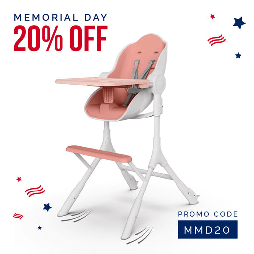 Cocoon Z High Chair | Lounger - Cotton Candy Pink
