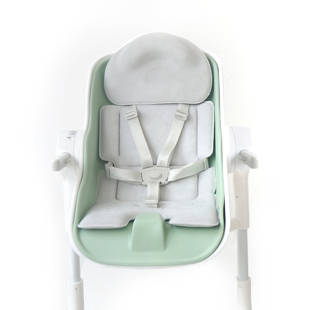 BFCM: Cocoon Z Newborn Set - Cocoon Z High Chair Green + Cozy 2-in-1 Seat Cushion