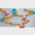 VertiPlay Magnetic Marble Run - Explorer Set with Magnetic Stick-On Playboard