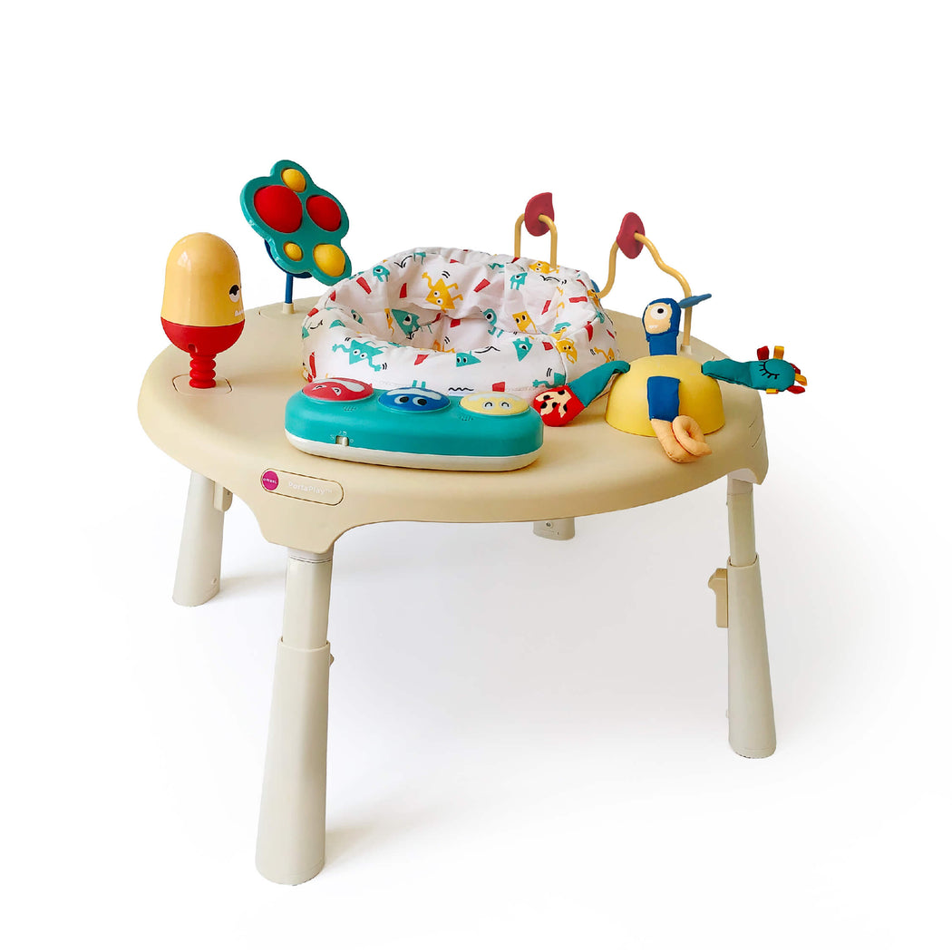 Stand and play activity center sales