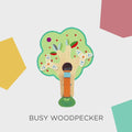 VertiPlay Wall Toy: Busy Woodpecker