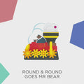 VertiPlay Wall Toy: Round & Round Goes Mr. Bear