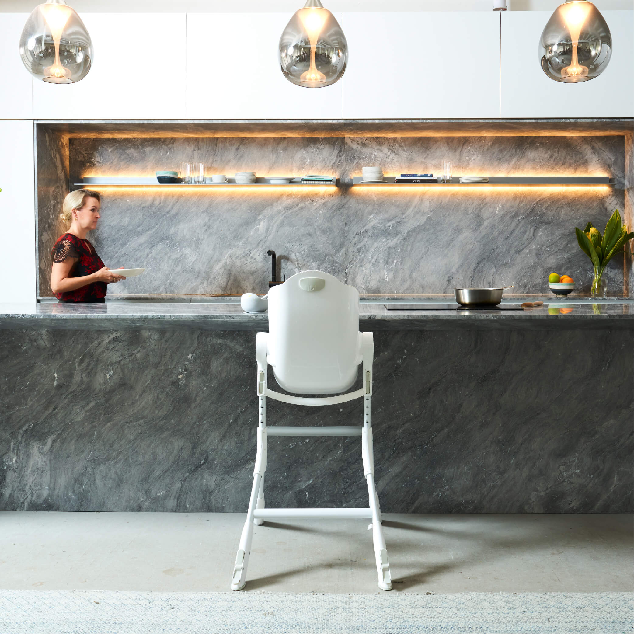 Cocoon Z High Chair | Lounger - Ice Grey Secondary image