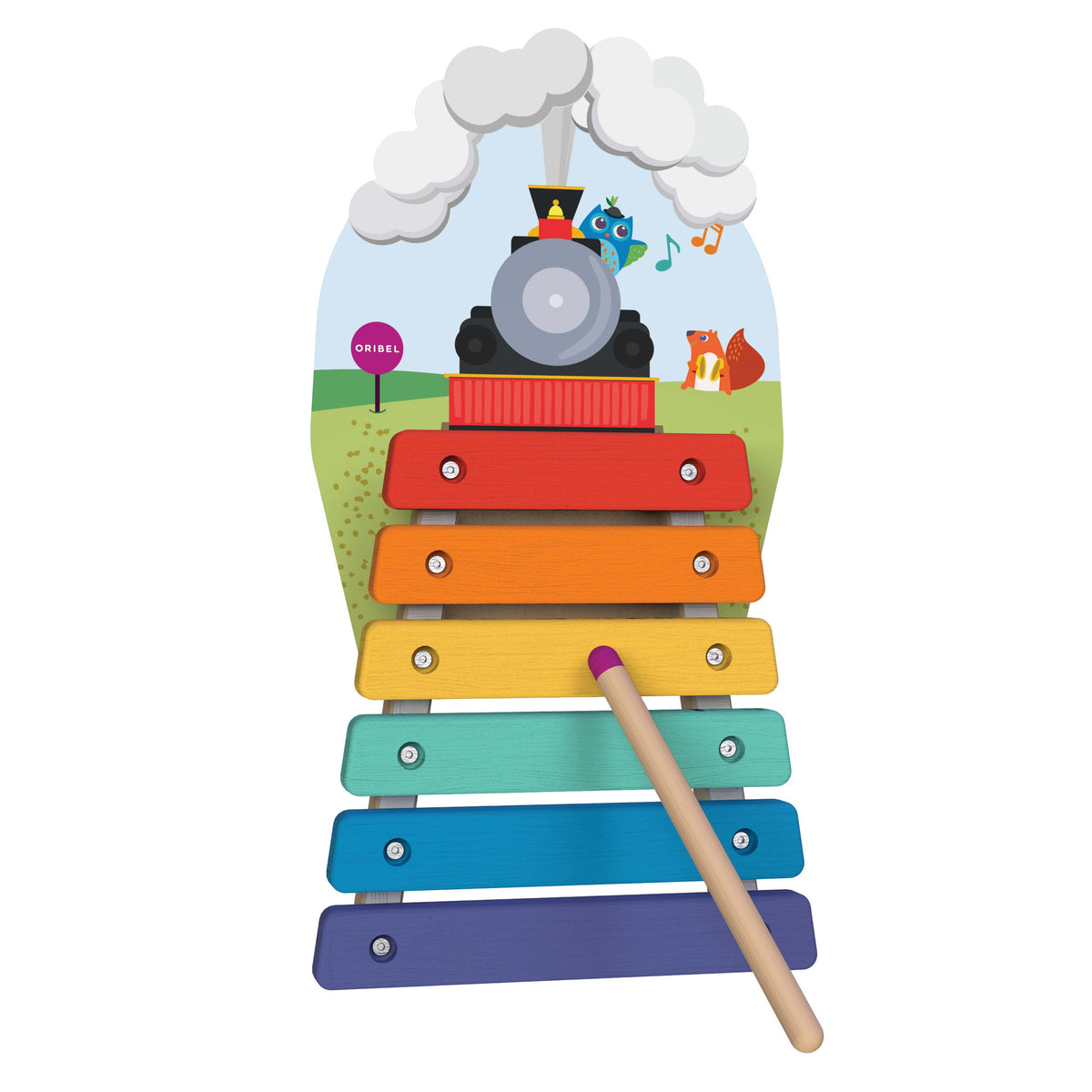 VertiPlay Wall Toy: Musical Rail Track Main image