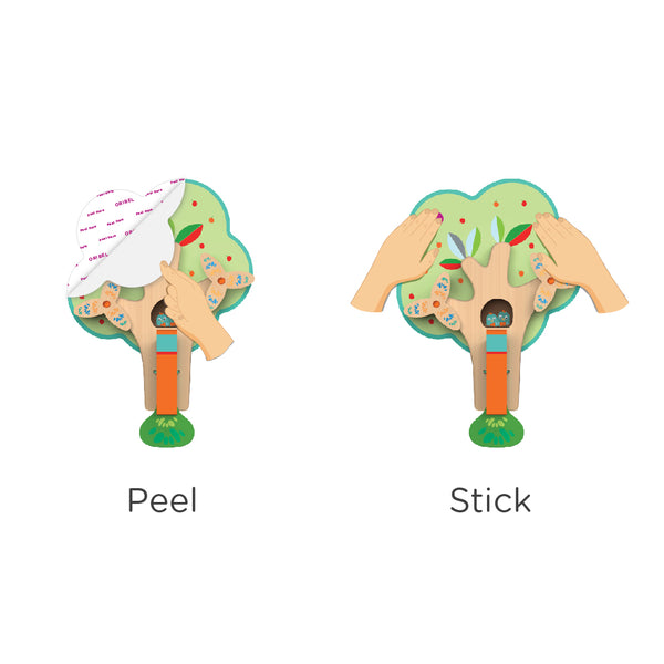 VertiPlay Wall Toy: Busy Woodpecker