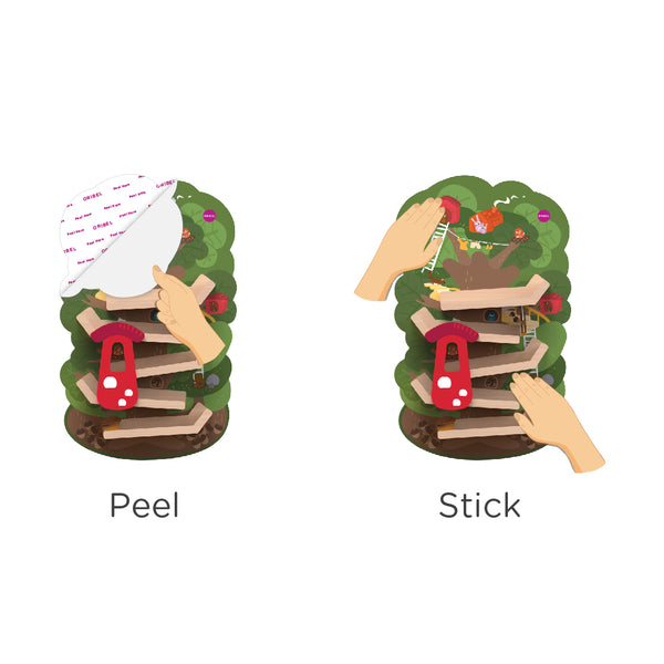 VertiPlay Wall Toy - Tree Top Adventure
