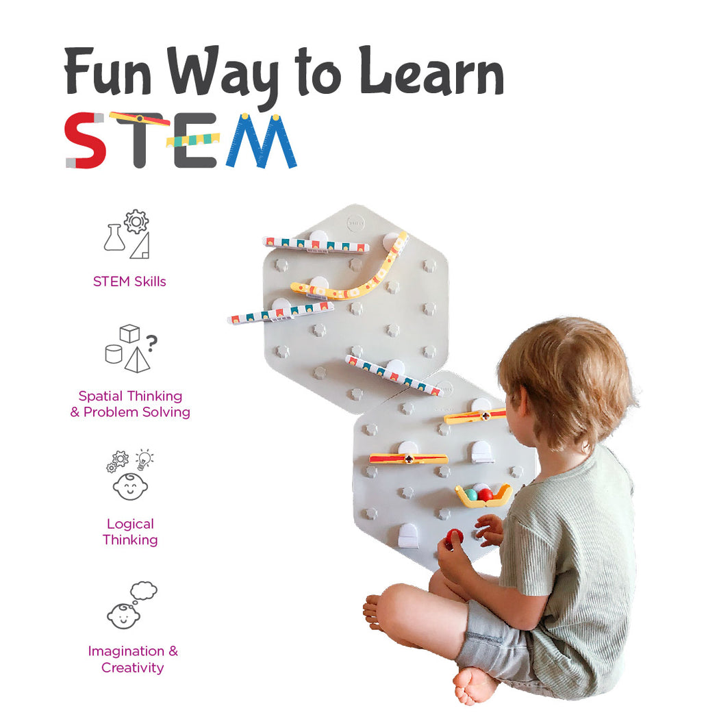 VertiPlay STEM Marble Run | Original Set of 2